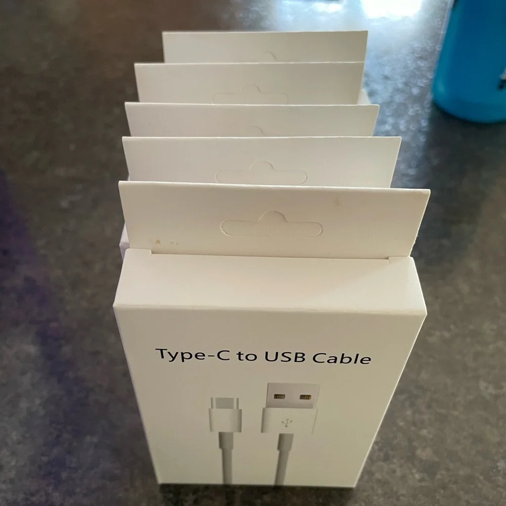 5 x Type-C to USB charging cable